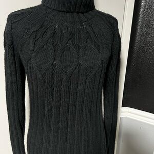 St. John's Bay Black Cowl Neck Sweater